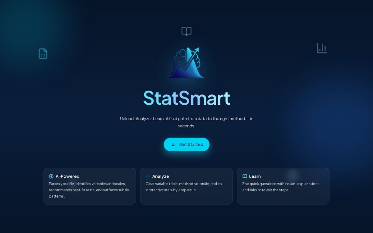 Screenshot of StatSmart